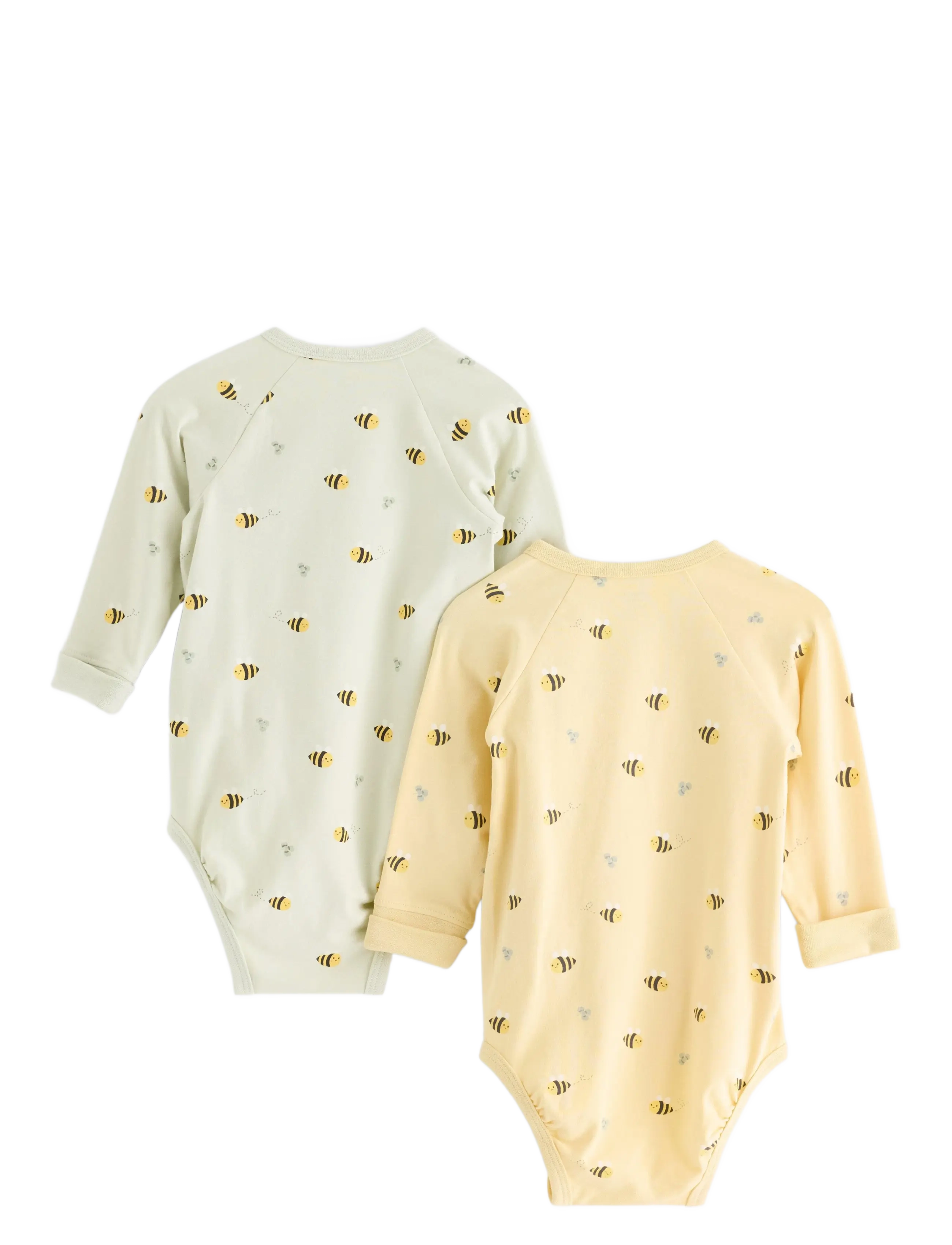 Lindex - Body wrap 2 pack aop - shop efter alder - light dusty yellow - 1