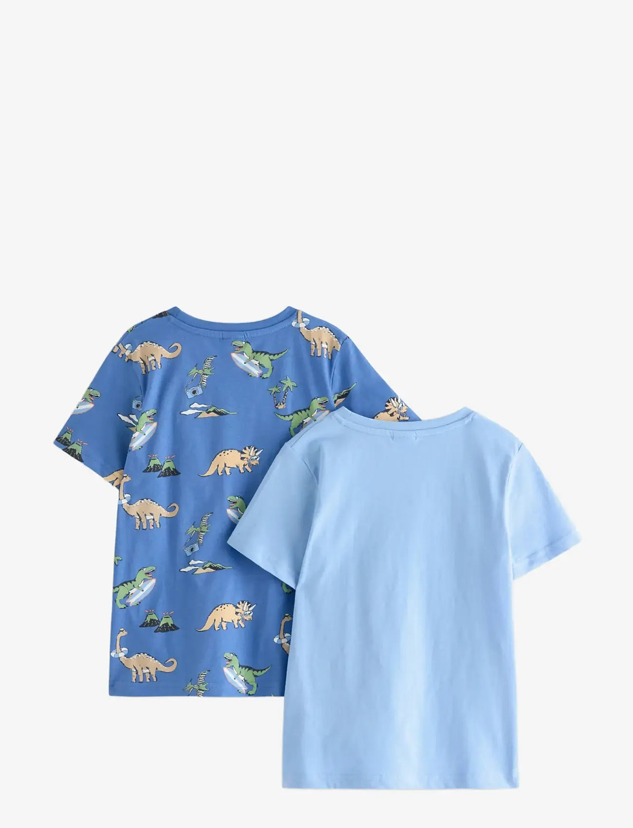 Lindex - 2-pack short-sleeved tops - lühikeste varrukatega t-särgid - light blue - 2