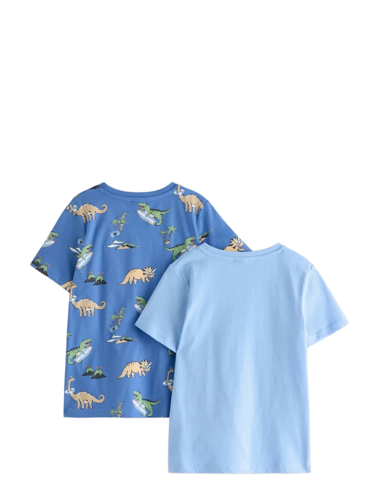 Lindex - 2-pack short-sleeved tops - short-sleeved t-shirts - light blue - 2