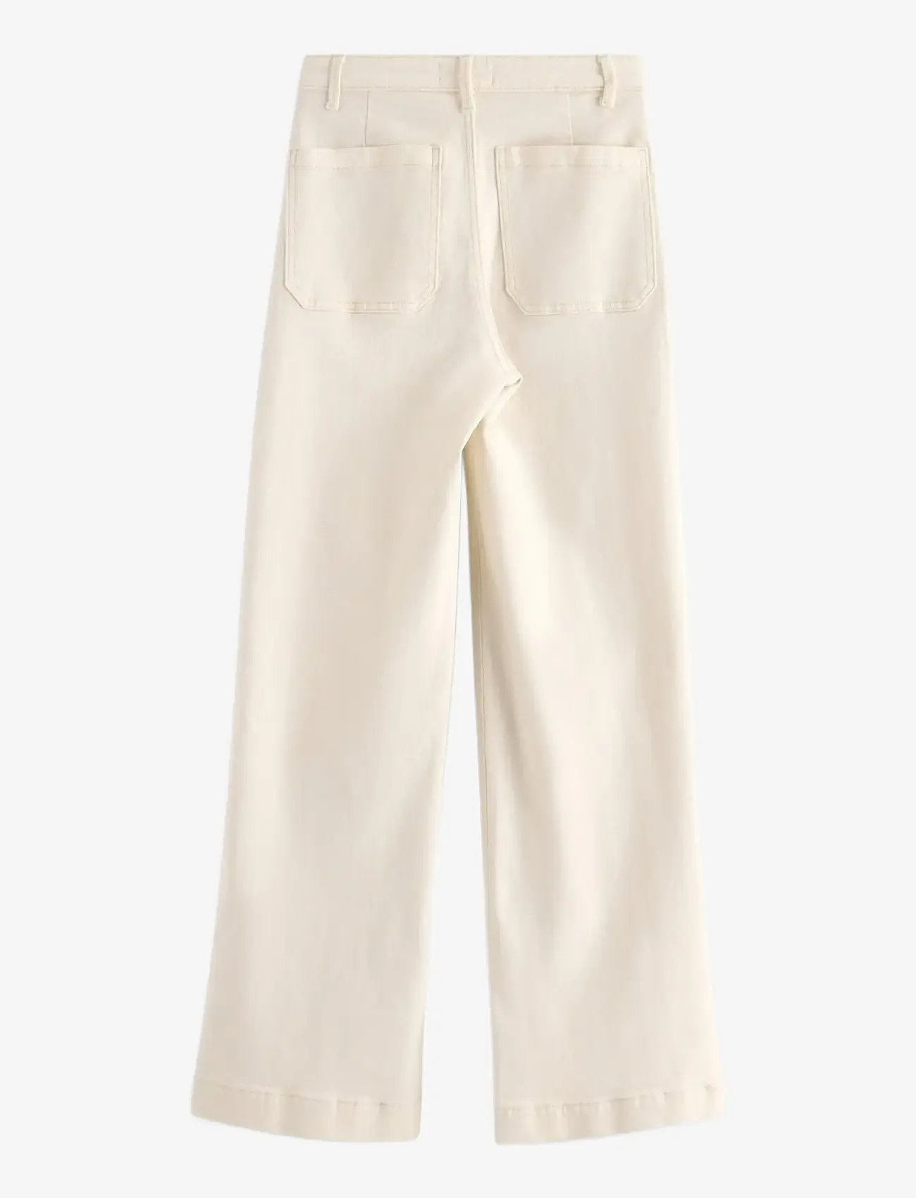 Lindex - WIDE Paula jeans with high waist - brede jeans - light white - 2
