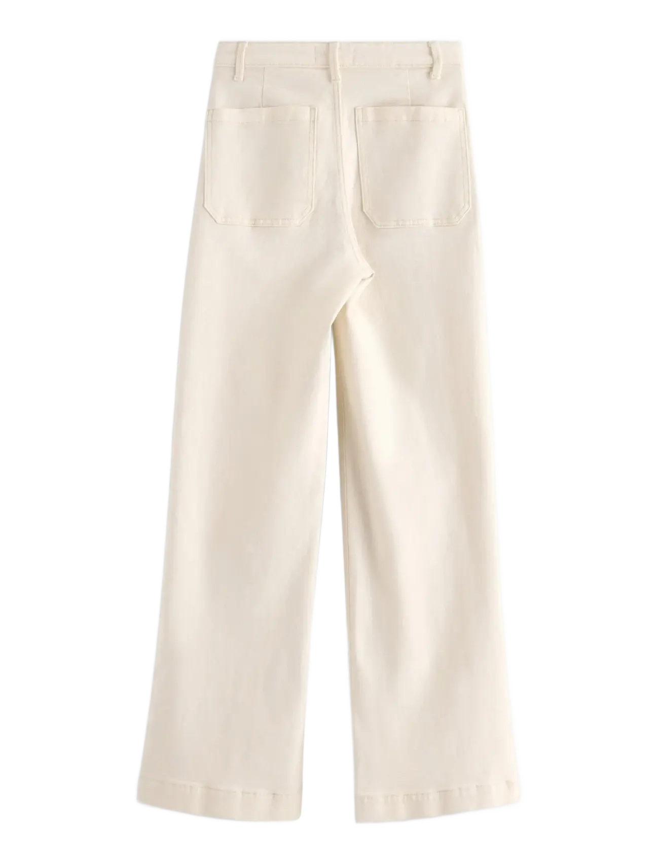 Lindex - WIDE Paula jeans with high waist - wide leg jeans - light white - 2