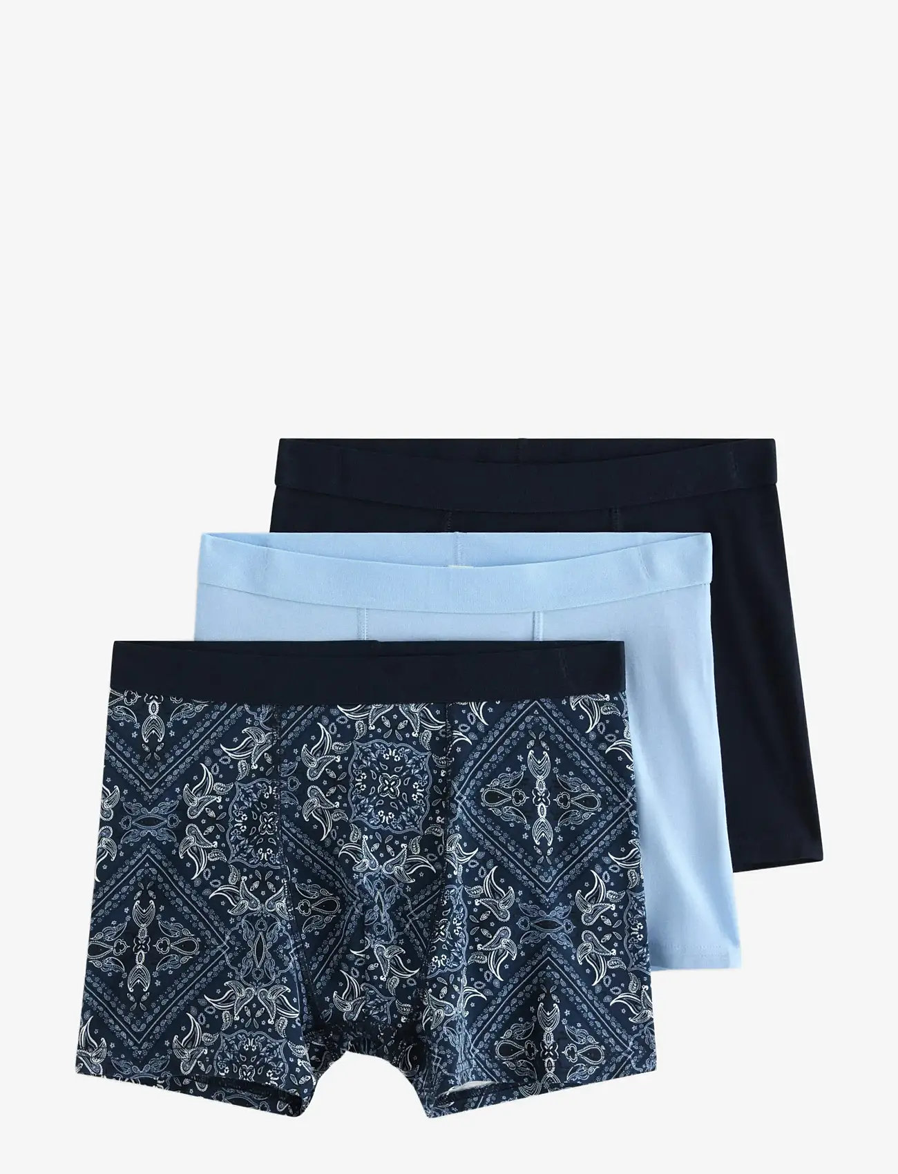 Lindex - 3-pack boxer shorts - underbukser - dark navy - 0