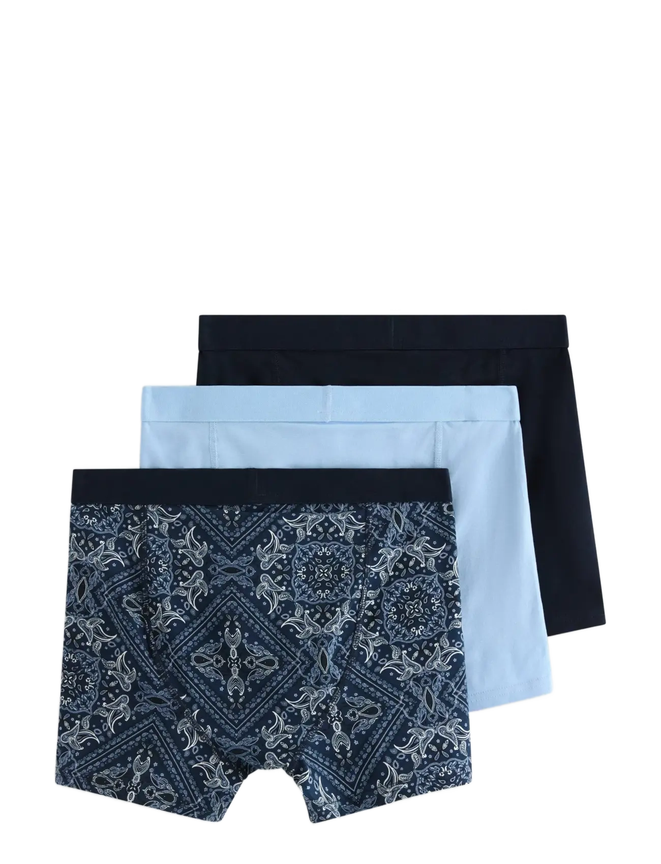 Lindex - 3-pack boxer shorts - apatinės kelnaitės - dark navy - 1