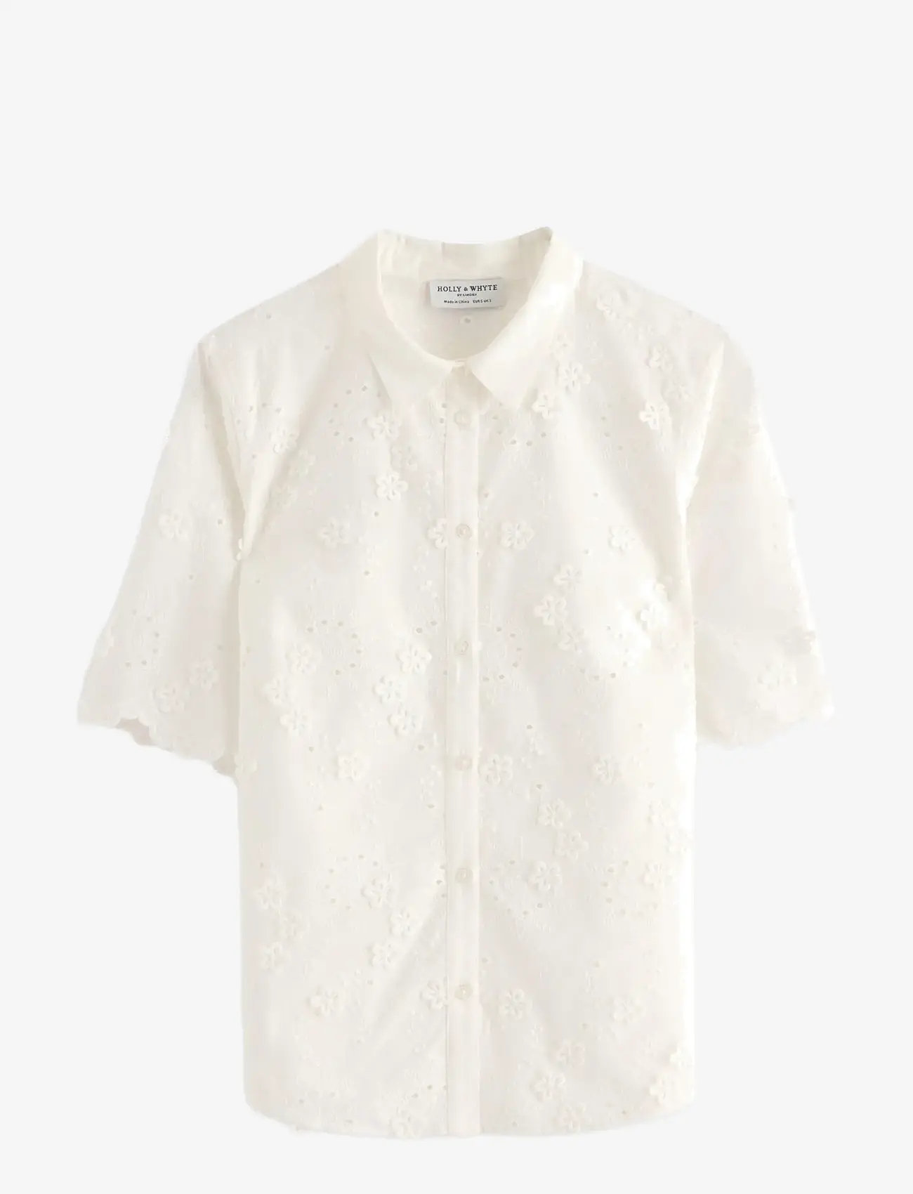 Lindex - Blouse Vivienne - lühikeste varrukatega pluusid - off white - 1