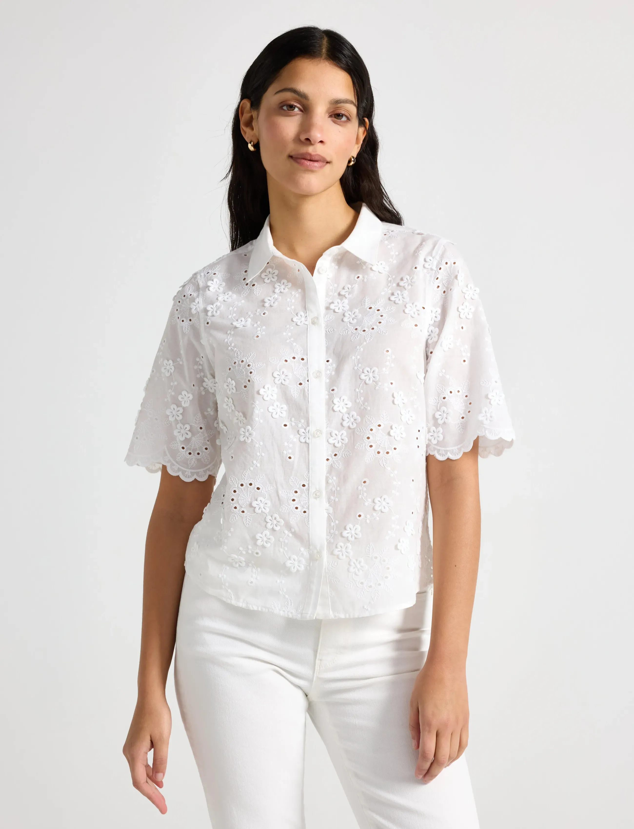 Lindex Blouse Vivienne - Bluser & Skjorter - OFF WHITE / white