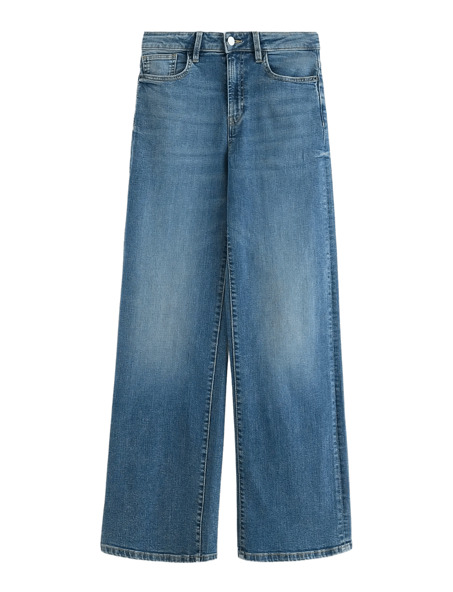 Lindex - STRAIGHT jeans with light stretch - suorat farkut - denim - 1