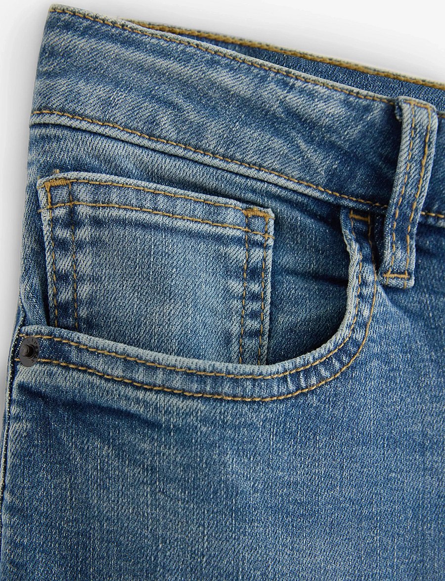 Lindex - STRAIGHT jeans with light stretch - suorat farkut - denim - 5