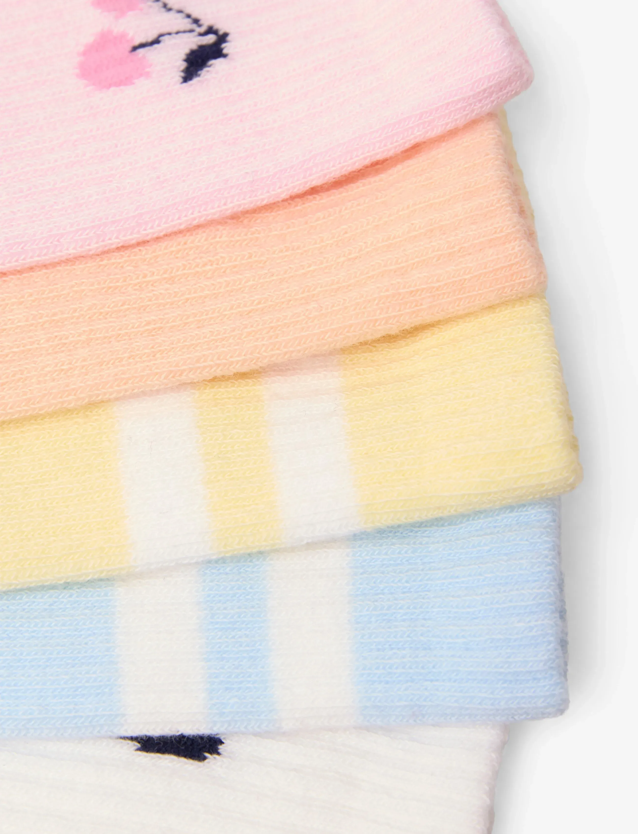 Lindex - Sock 5 p Sporty Pastel - light blue - 2