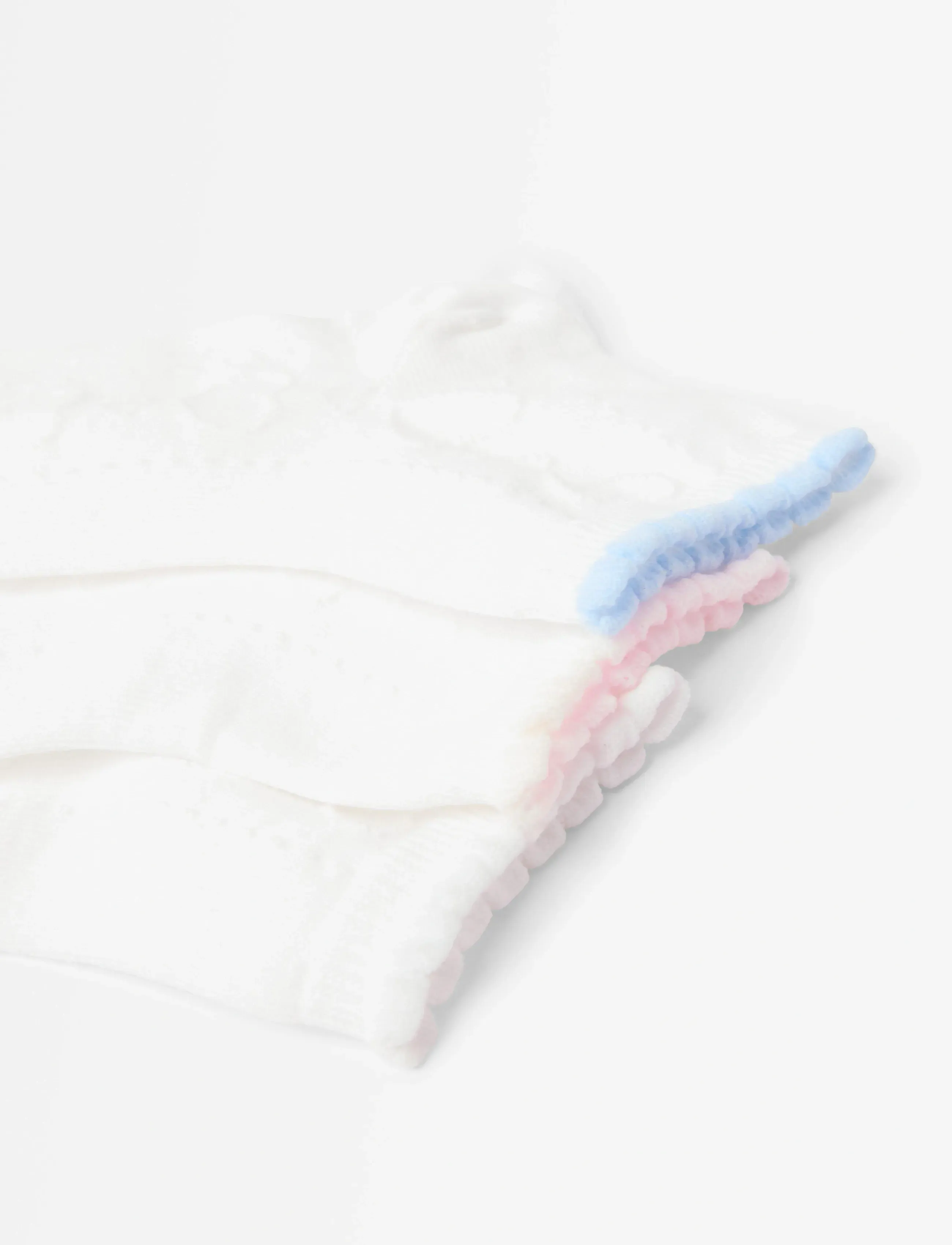 Lindex - Socks 3p pointelle high ankle - socks - white - 2