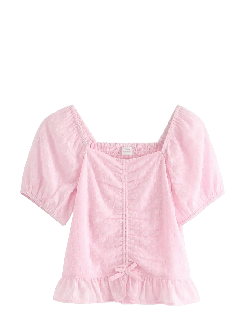 Lindex - Blouse in chiffon - bluser & tunikaer - light pink - 1