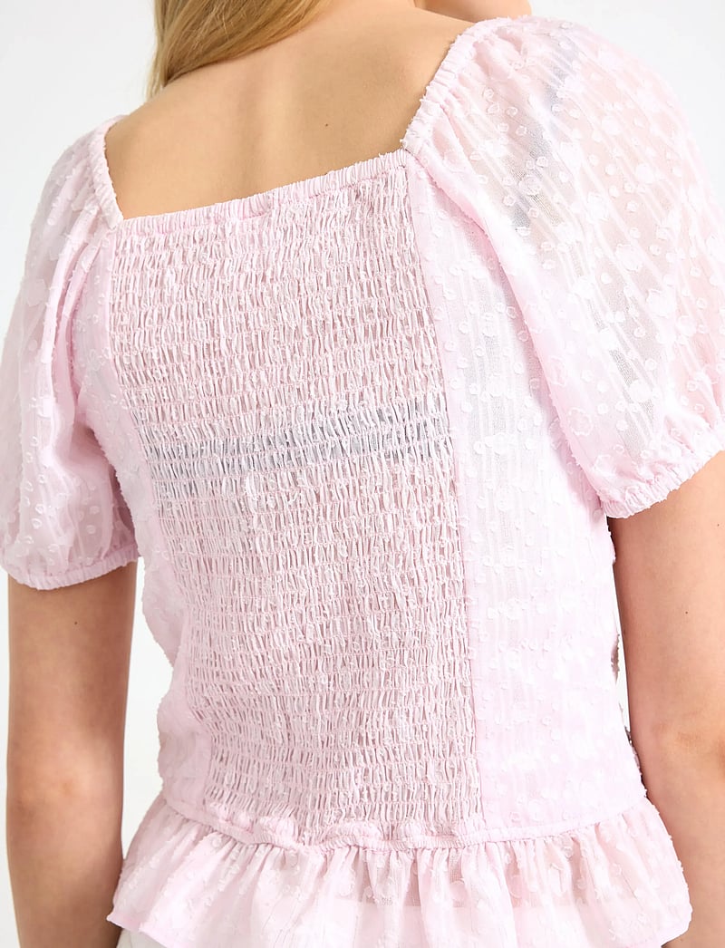 Lindex - Blouse in chiffon - bluser & tunikaer - light pink - 4
