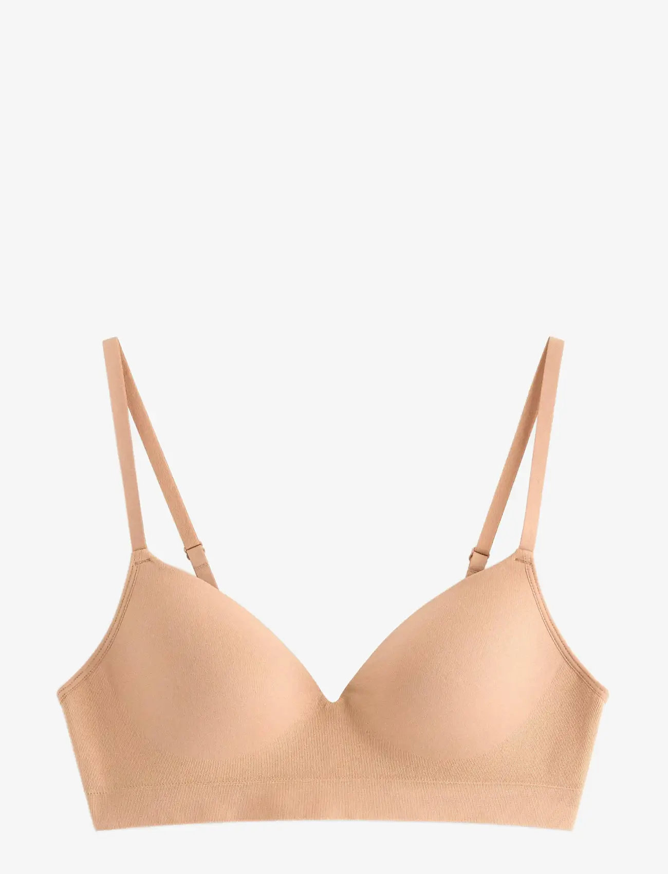 Lindex - Flora wirefree bra - bügellose bhs - beige - 1