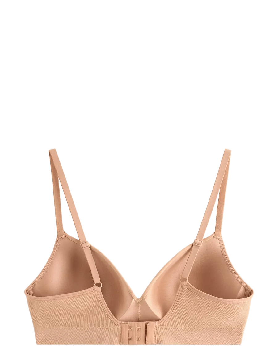 Lindex - Flora wirefree bra - bygellösa bh:ar - beige - 2