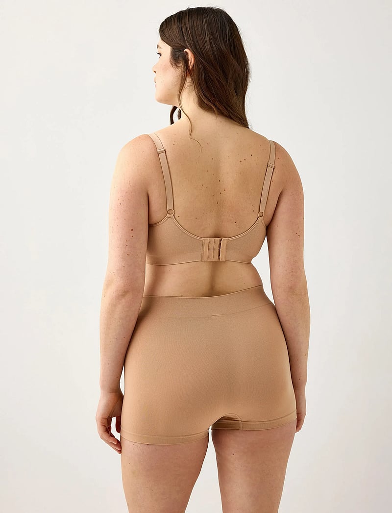 Lindex - Flora wirefree bra - bügellose bhs - beige - 3