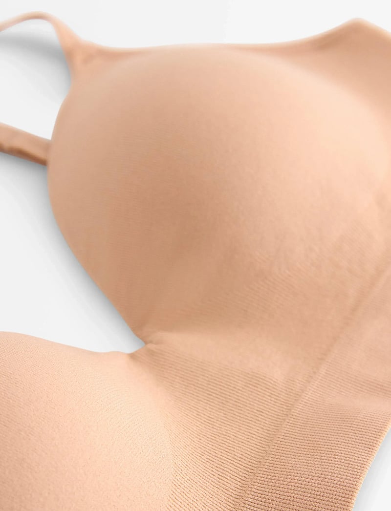 Lindex - Flora wirefree bra - bügellose bhs - beige - 5