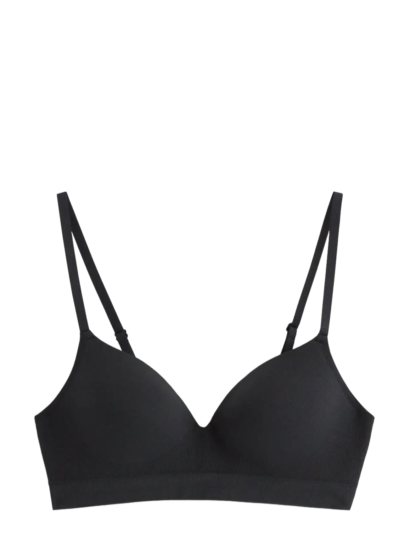 Lindex Flora wirefree bra - Apakšveļa - BLACK / black