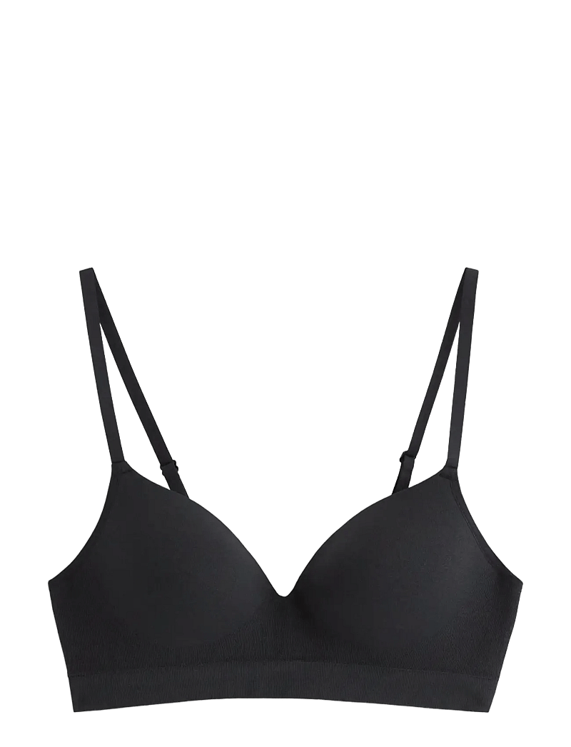 Lindex - Flora wirefree bra - liemenėlės be lankelių - black - 1