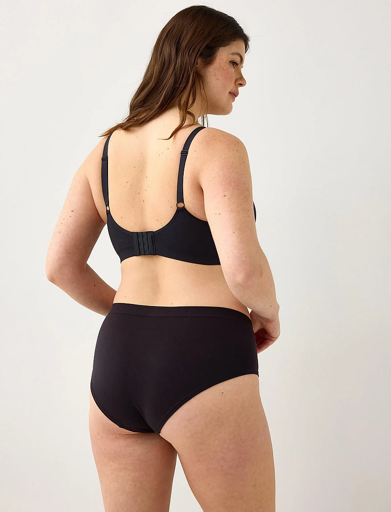 Lindex - Flora wirefree bra - liemenėlės be lankelių - black - 3