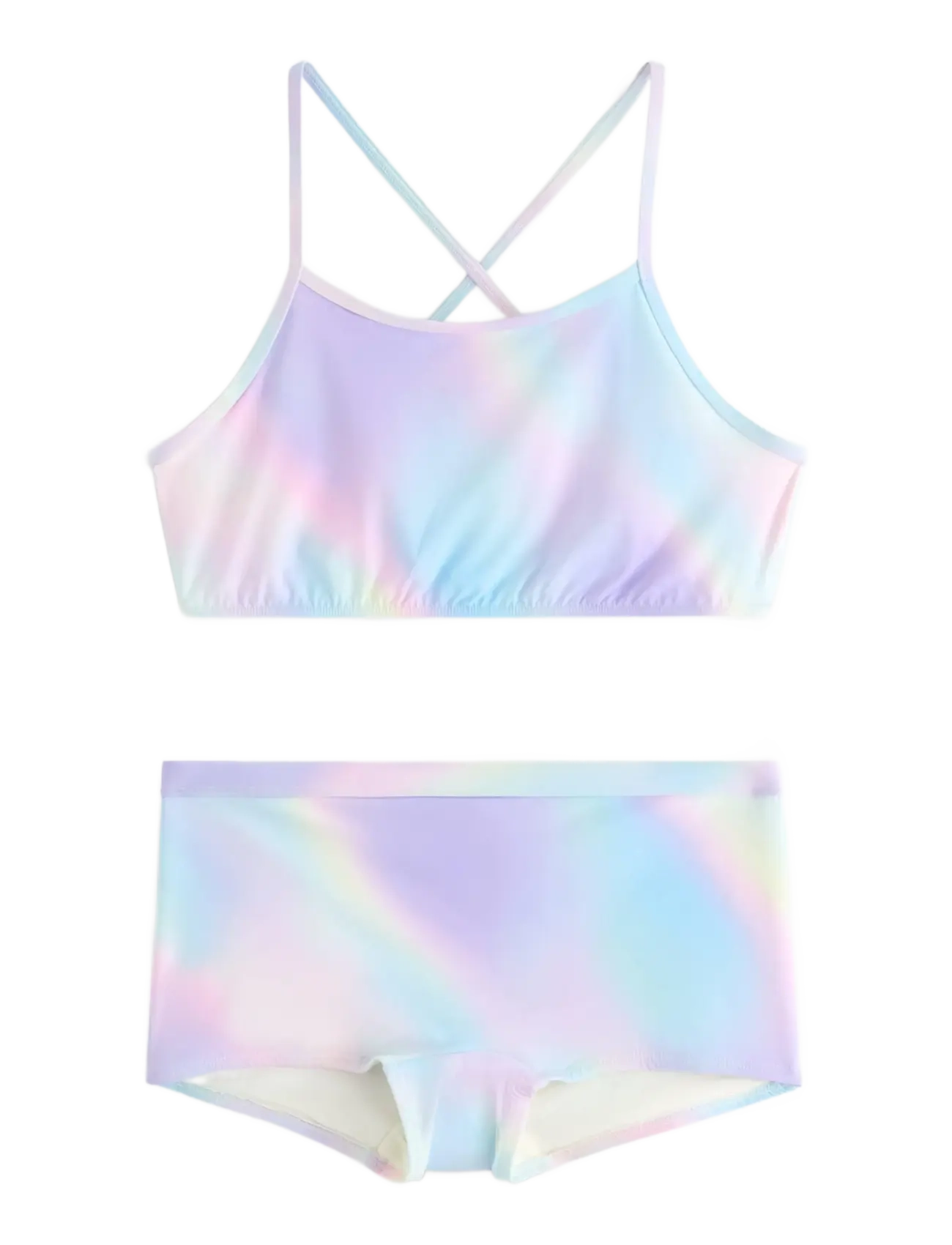 Lindex Bikini Sporty Rainbow, 170, Multi/patterned, Badetøj > Bikinier, Børn