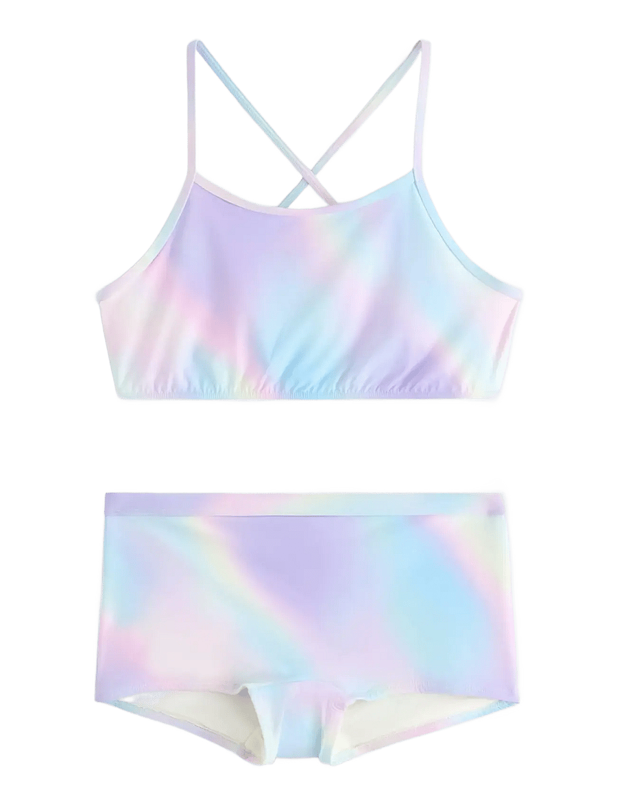 Lindex - Bikini sporty rainbow - bikinis - light lilac - 0