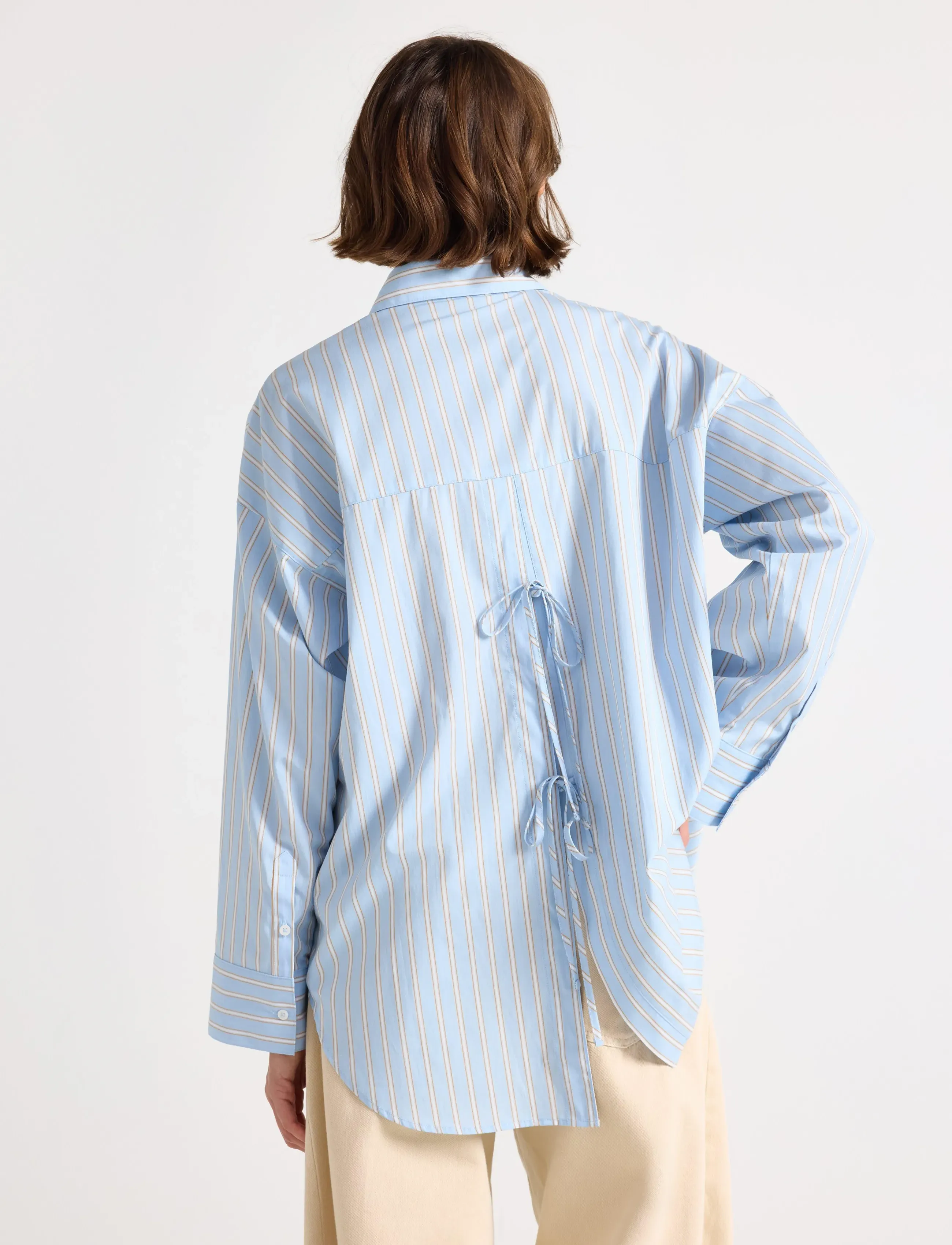 Lindex - Shirt Maja - pikkade varrukatega särgid - light blue - 3