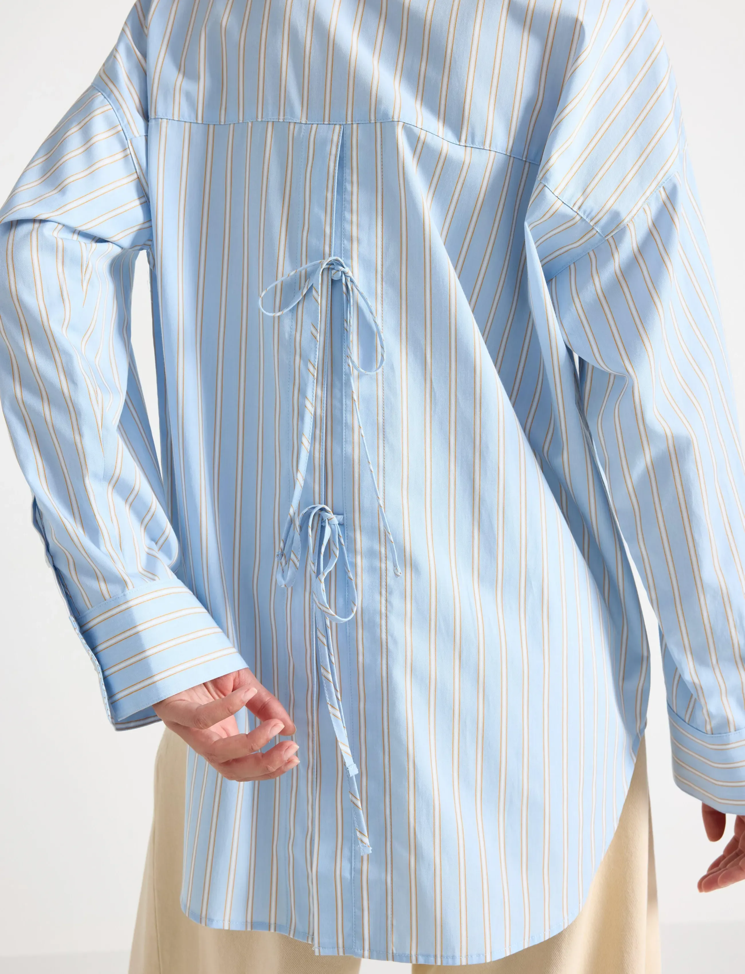 Lindex - Shirt Maja - pikkade varrukatega särgid - light blue - 4