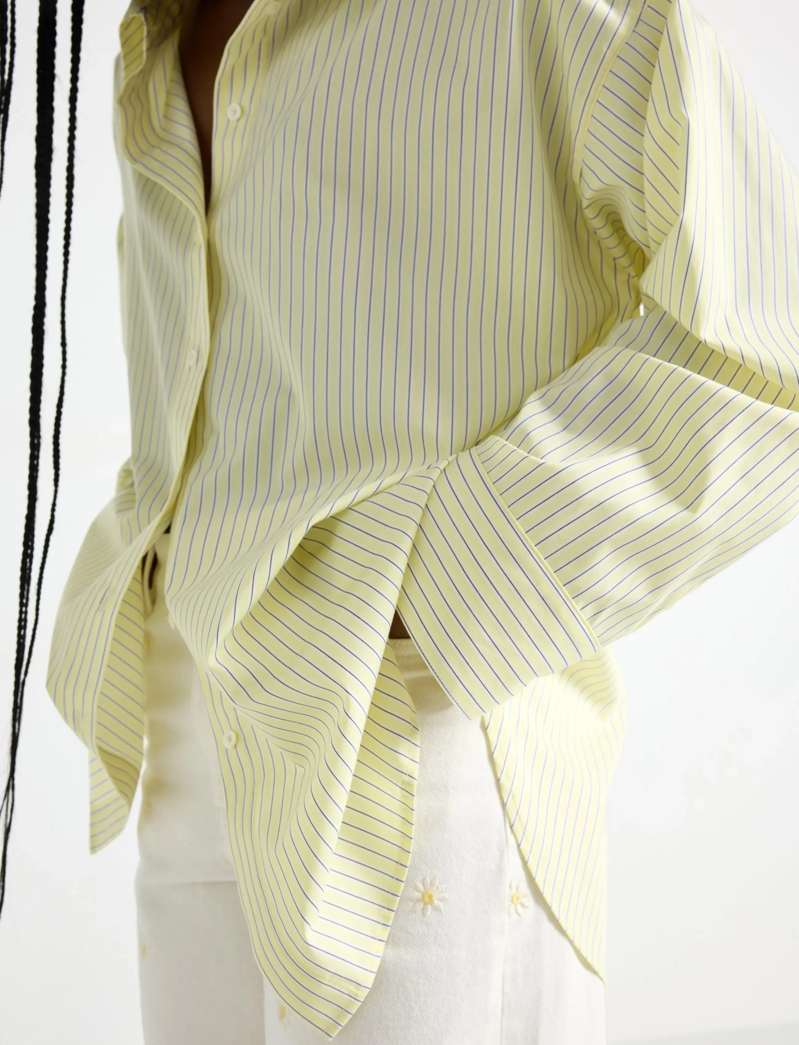 Lindex - Shirt Maja - langärmlige hemden - light yellow - 4