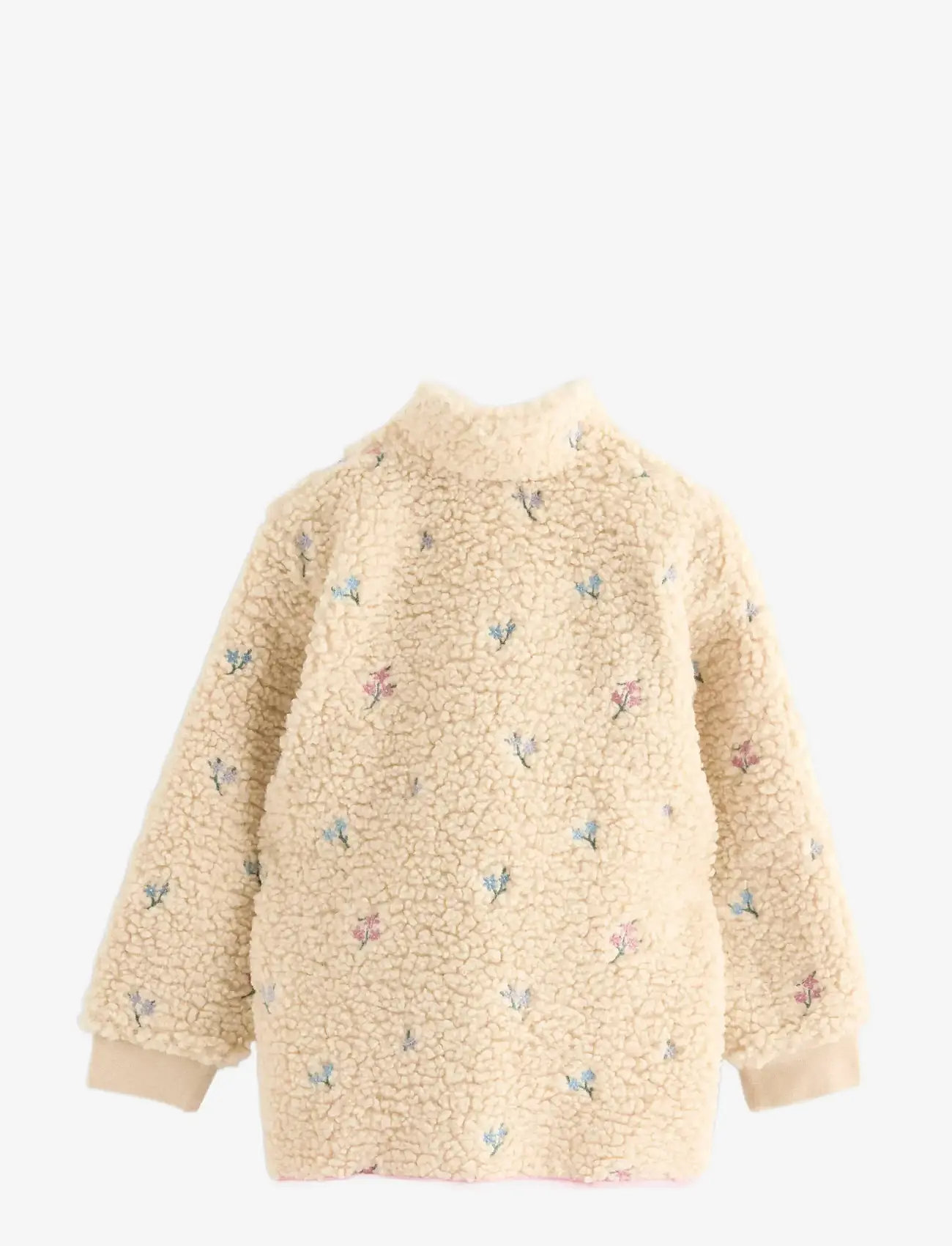 Lindex - Jacket pile w embroidery - fleecejackor - light beige - 2