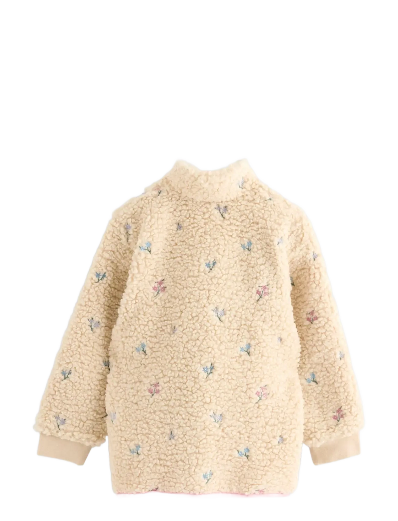 Lindex - Jacket pile w embroidery - fleecejakker - light beige - 2