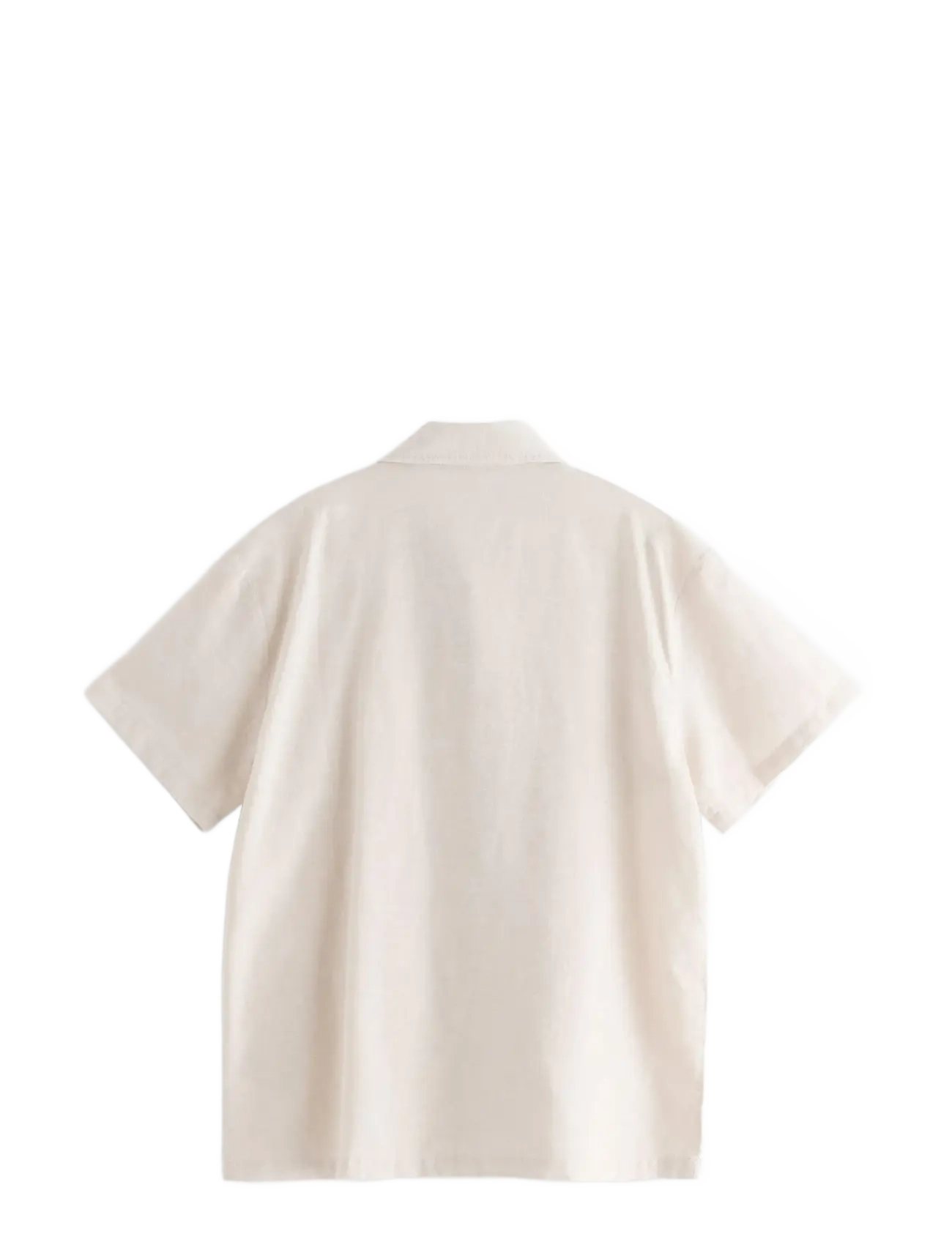Lindex - Shirt in linen blend - marškiniai trumpomis rankovėmis - light grey - 2