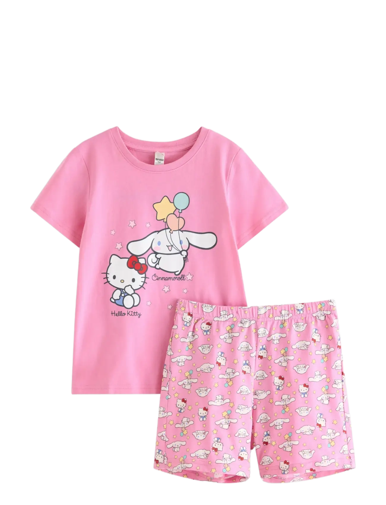 LINDEX Hello Kitty Pyjama Set Pink - 122/128 - Kinder
