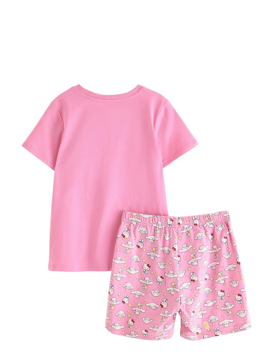 Lindex - Hello Kitty pyjama set - pyjamassæt - pink - 2