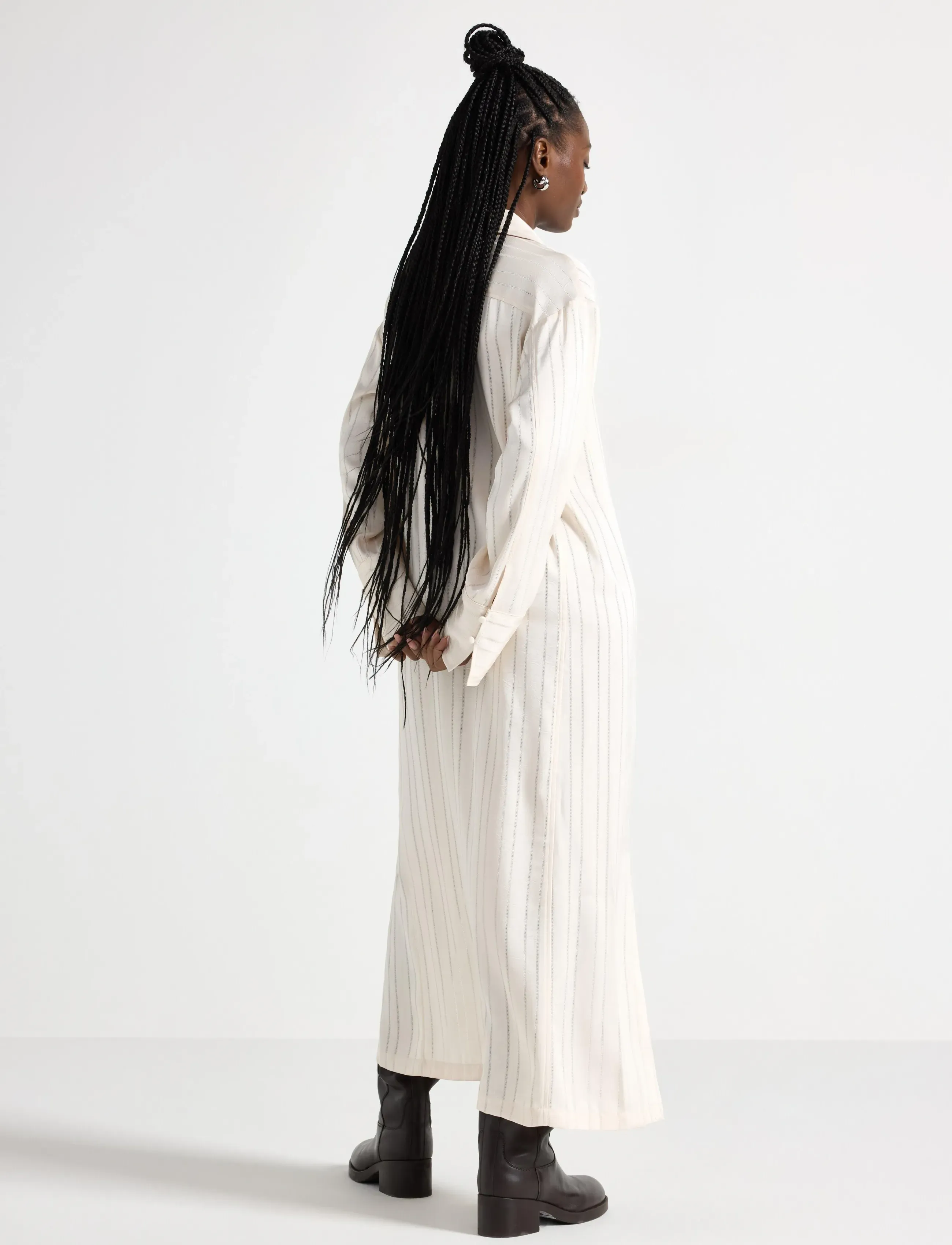 Lindex - Midi dress - hemdkleider - off white - 3