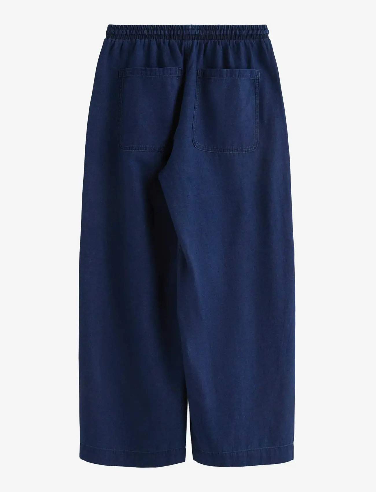Lindex - Wide trousers - bukser med brede ben - denim blue - 2