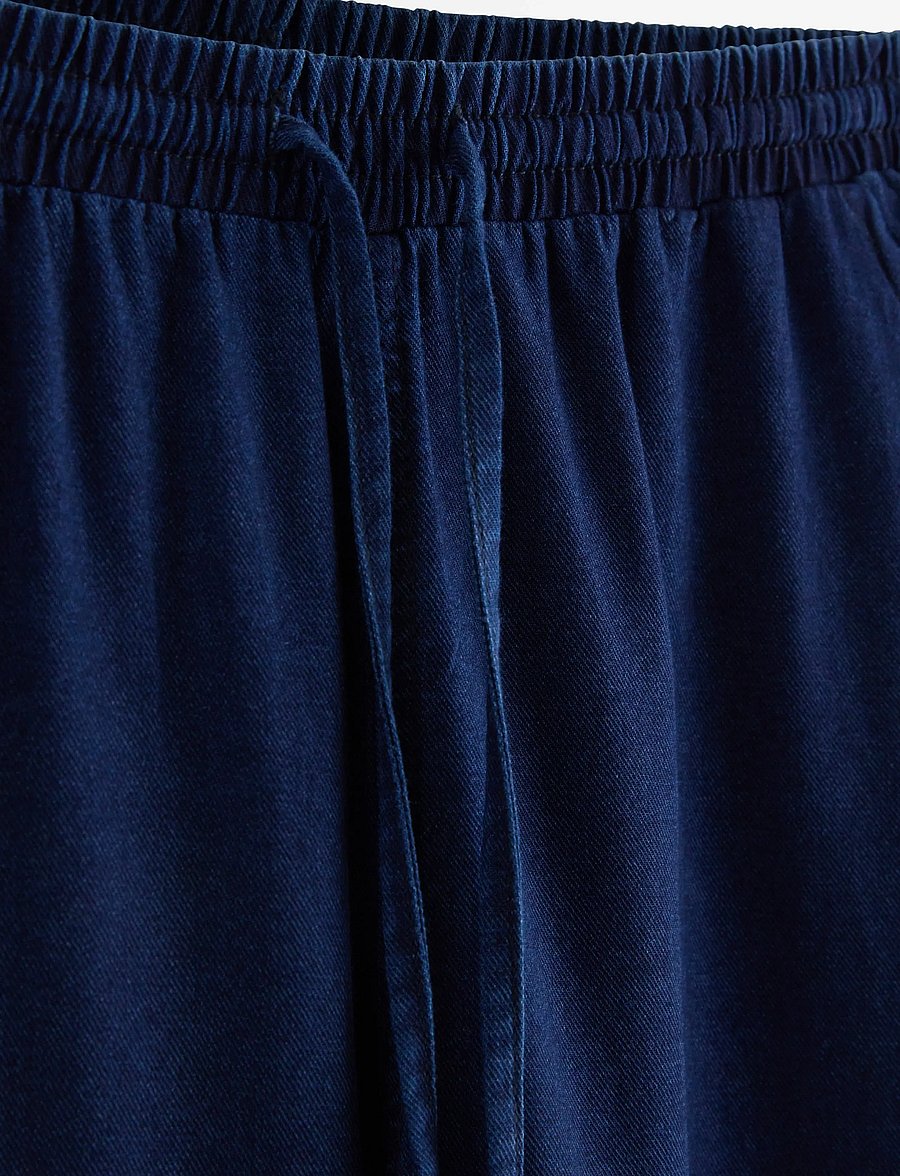 Lindex - Wide trousers - laia säärega püksid - denim blue - 5