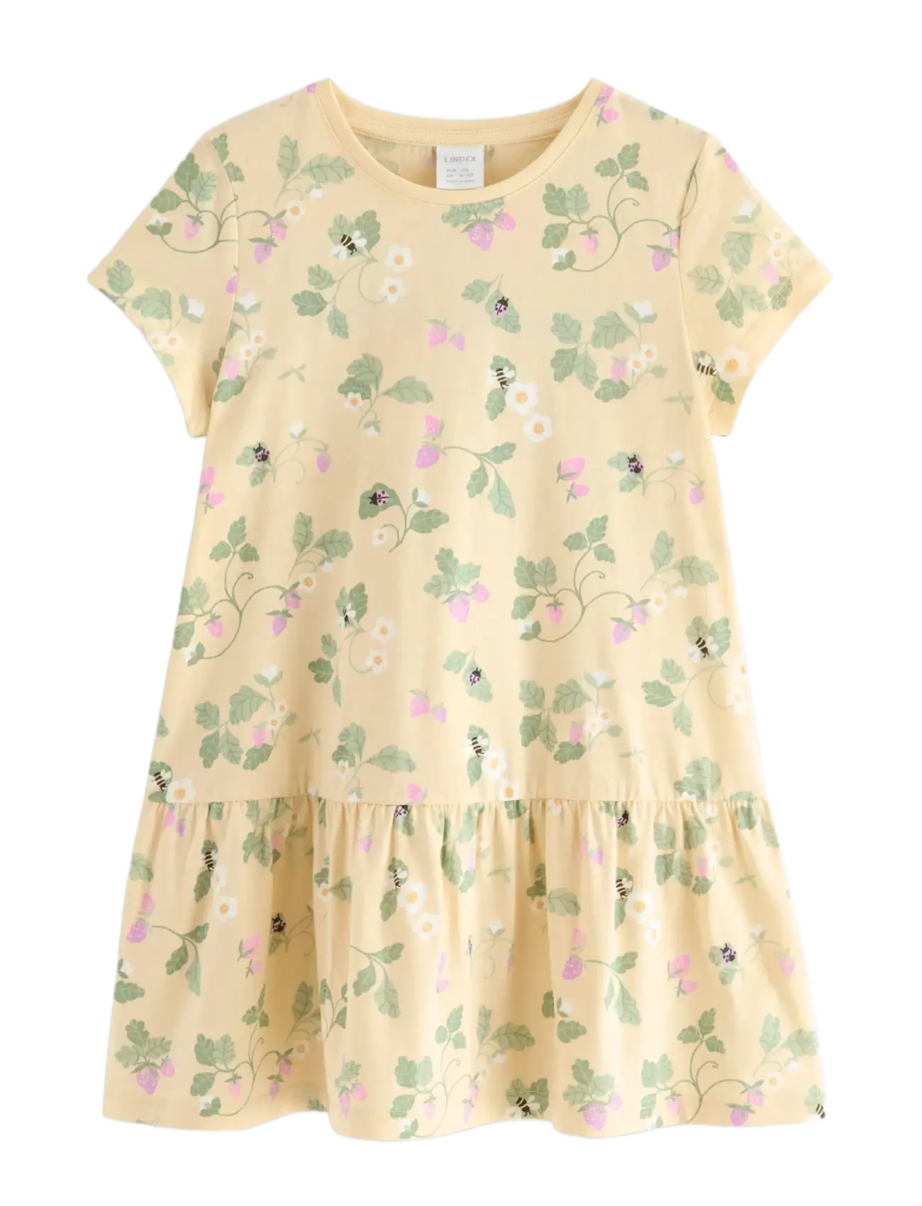 Lindex Short-sleeved tunic - Vis alt - LIGHT DUSTY YELLOW / yellow