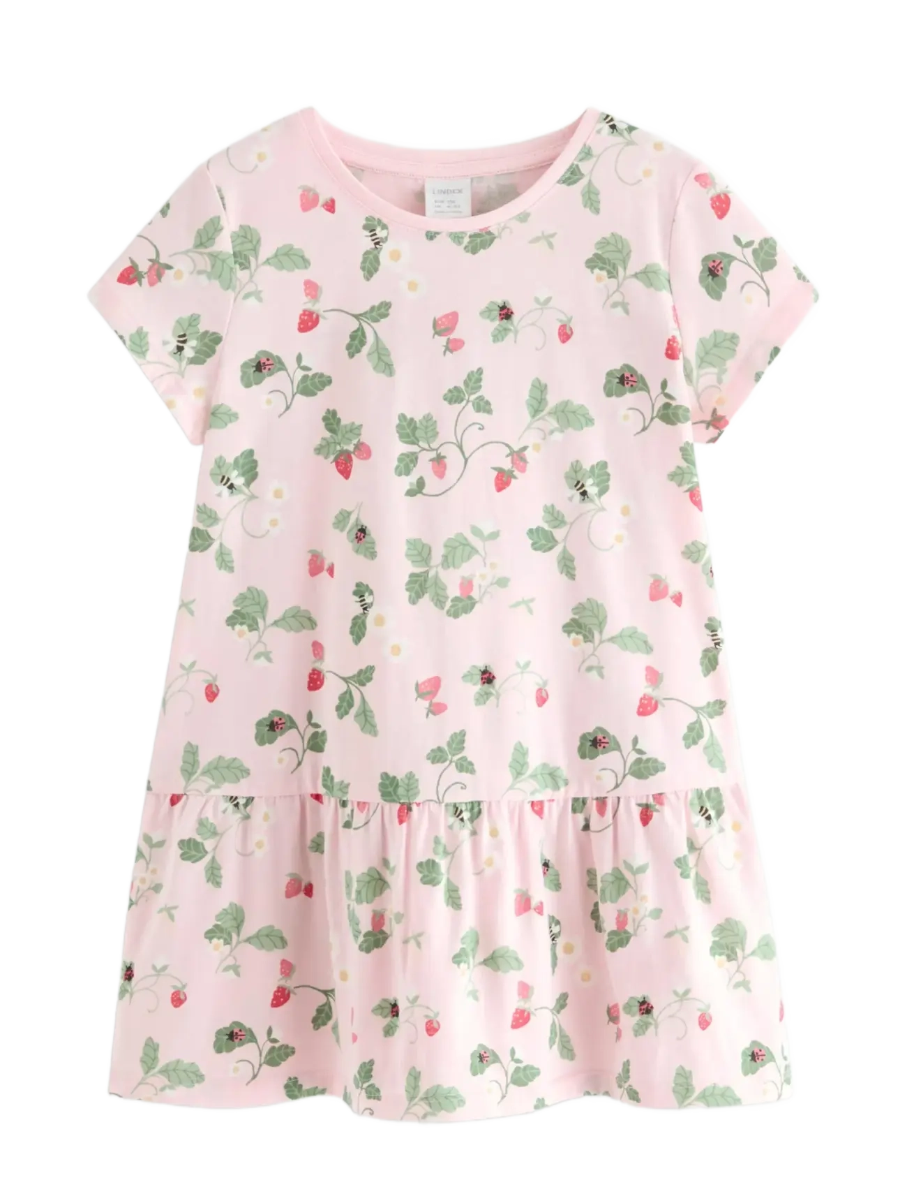 LINDEX Kurzärmelig Tunika Pink - 116 - Kinder