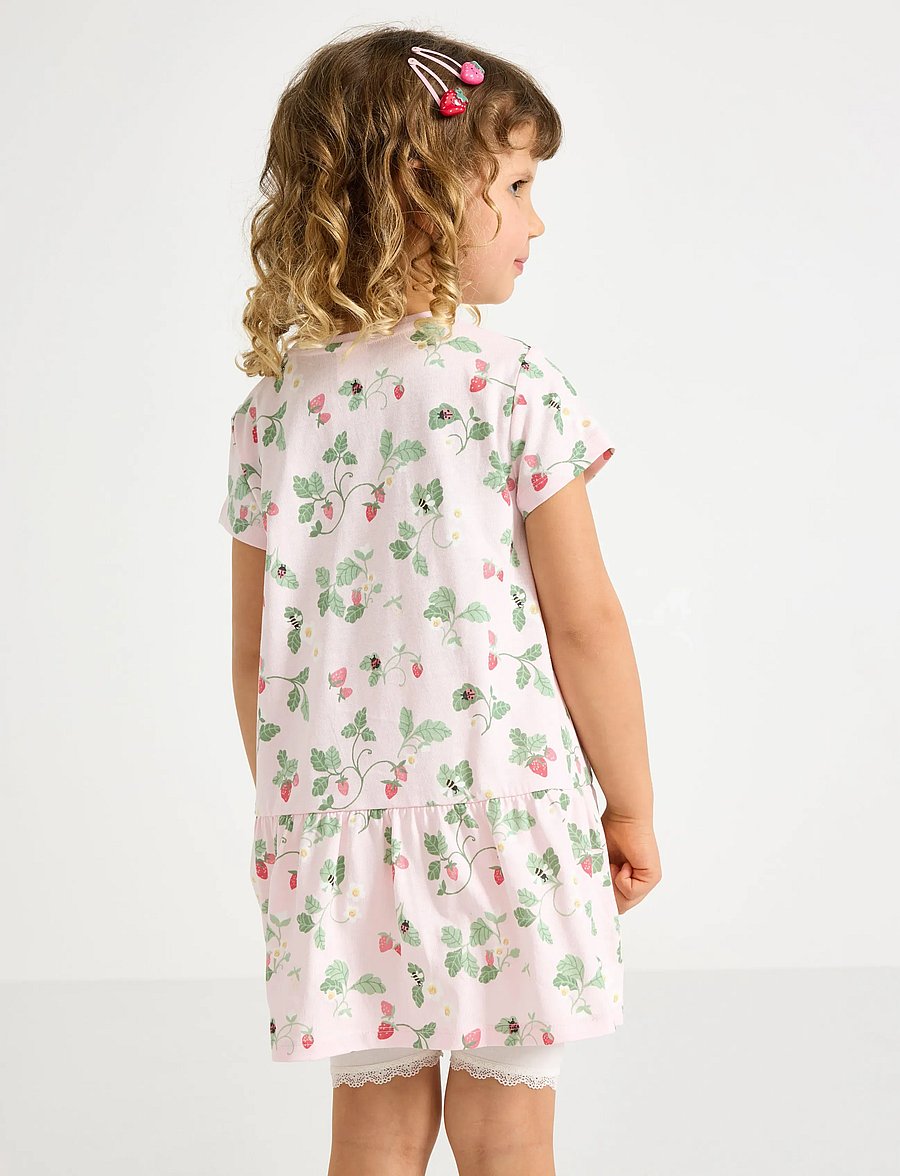 Lindex - Short-sleeved tunic - kortærmede hverdagskjoler - light pink - 3