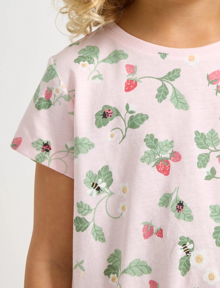 Lindex - Short-sleeved tunic - kortærmede hverdagskjoler - light pink - 4