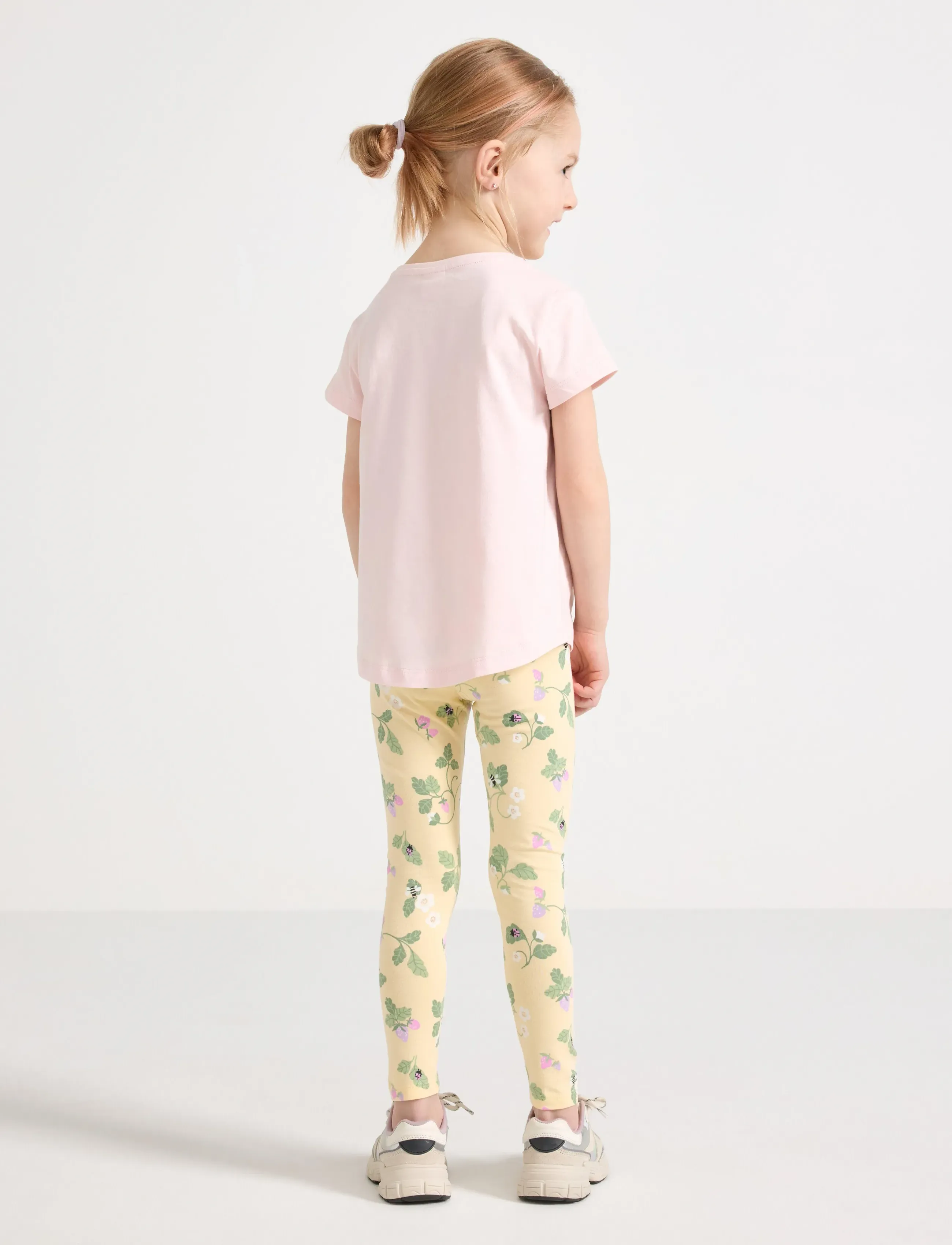 Lindex - Leggings - leggings - light dusty yellow - 3