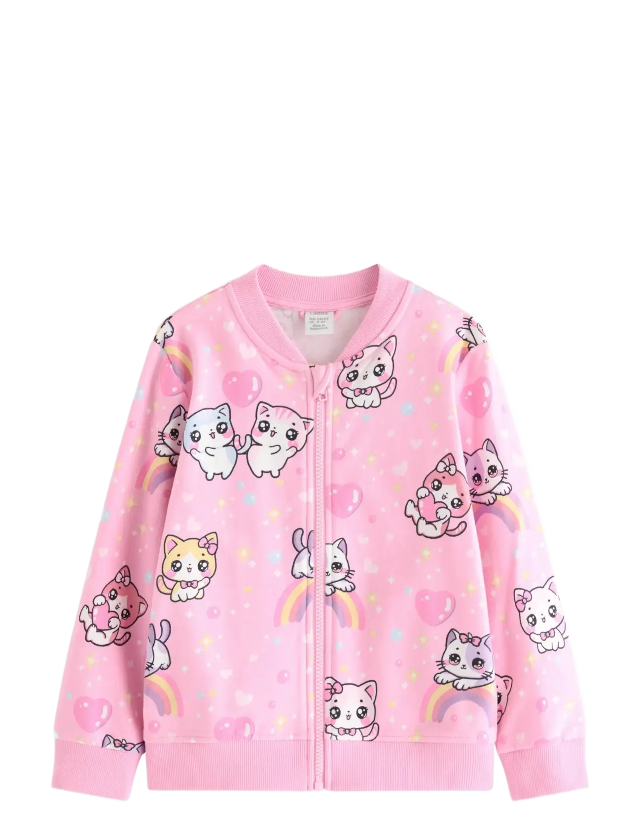 Lindex Sweatshirt with zip closure - 4 for 3 - LIGHT PINK / pink/rose