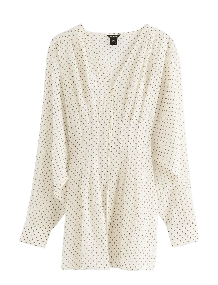 Lindex - Long-sleeved blouse - pikkade varrukatega pluusid - off white - 1