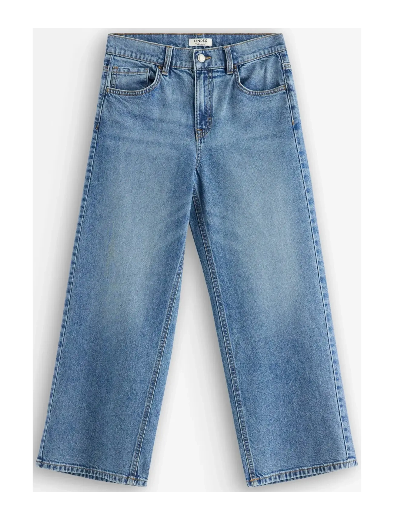 LINDEX Jeans With Wide Bein Blau - 128 - Kinder