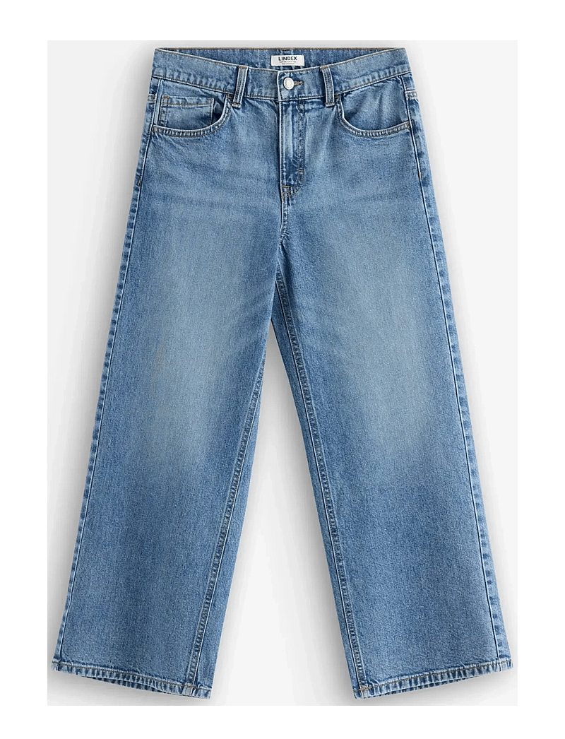 Lindex - Jeans with wide leg - laia säärega teksad - denim - 1