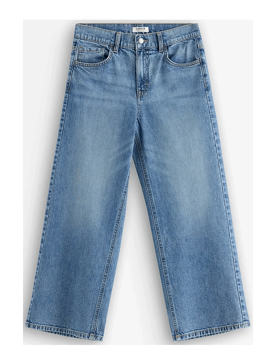 Lindex - Jeans with wide leg - hosen mit weitem bein - denim - 1