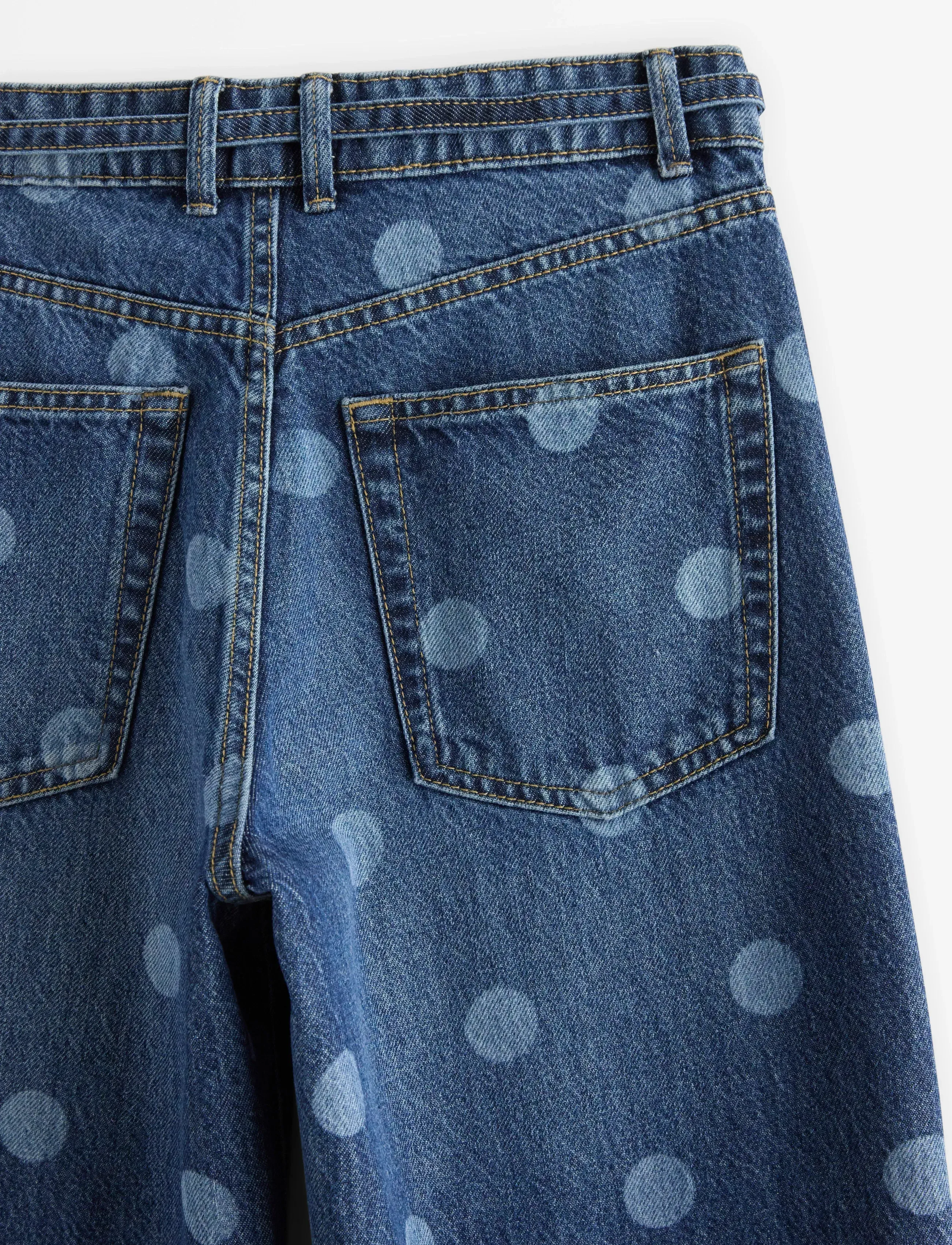 Lindex - Trousers denim Peggy dot - vida jeans - denim blue - 5