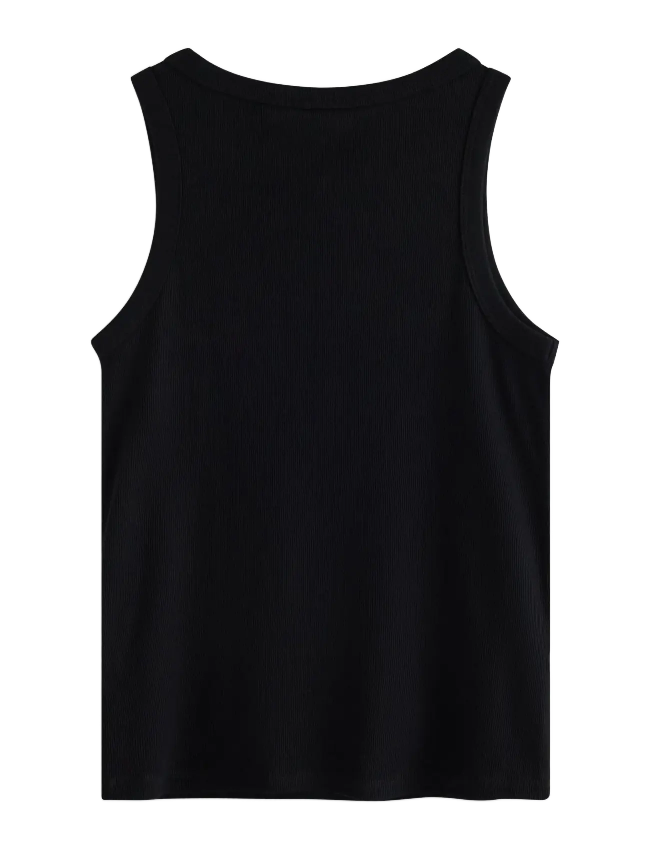 Lindex - Ribbed tank top - Ärmellose tops - black - 2