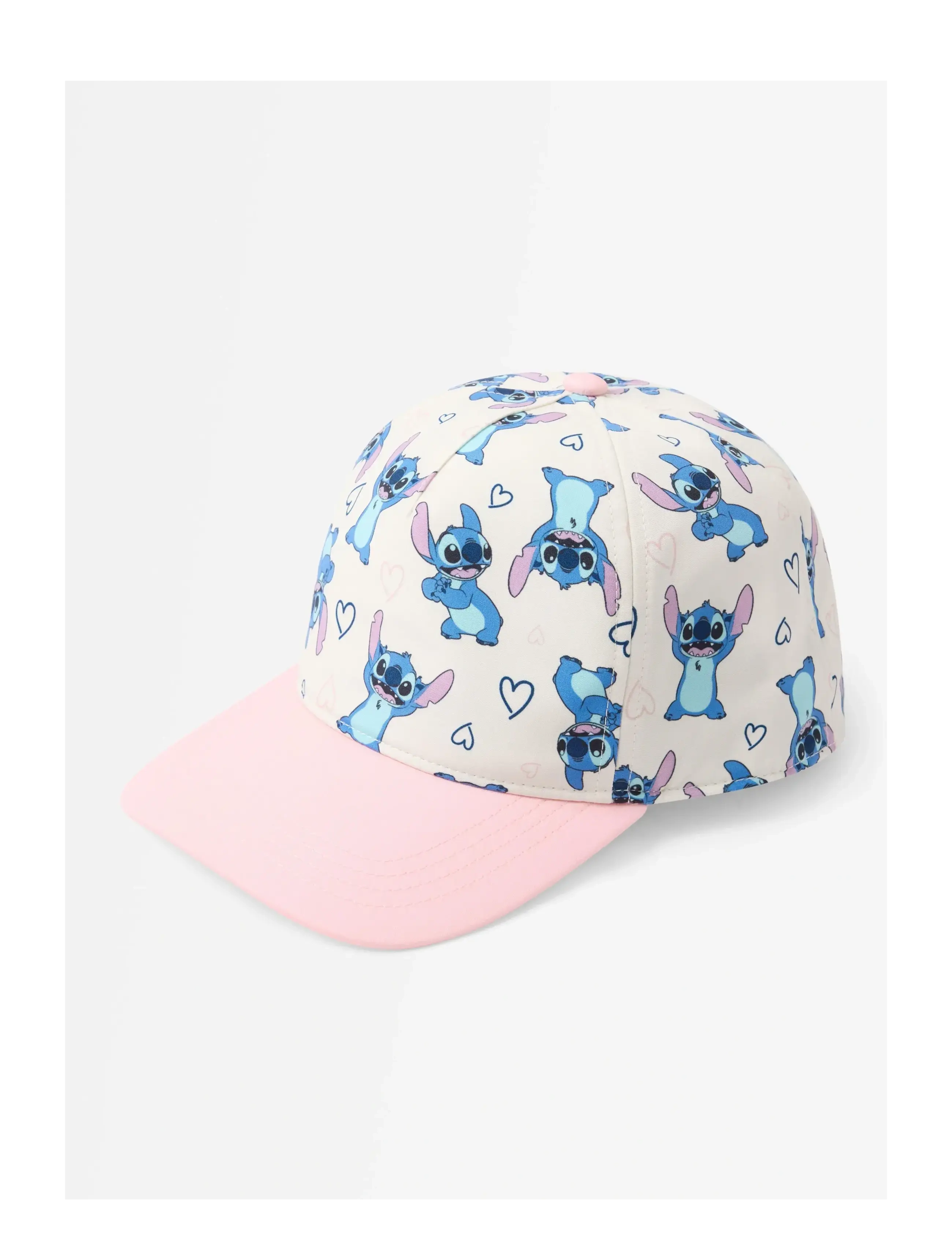 LINDEX Basecap W Peak Stitch Pink - 5-7 - Kinder