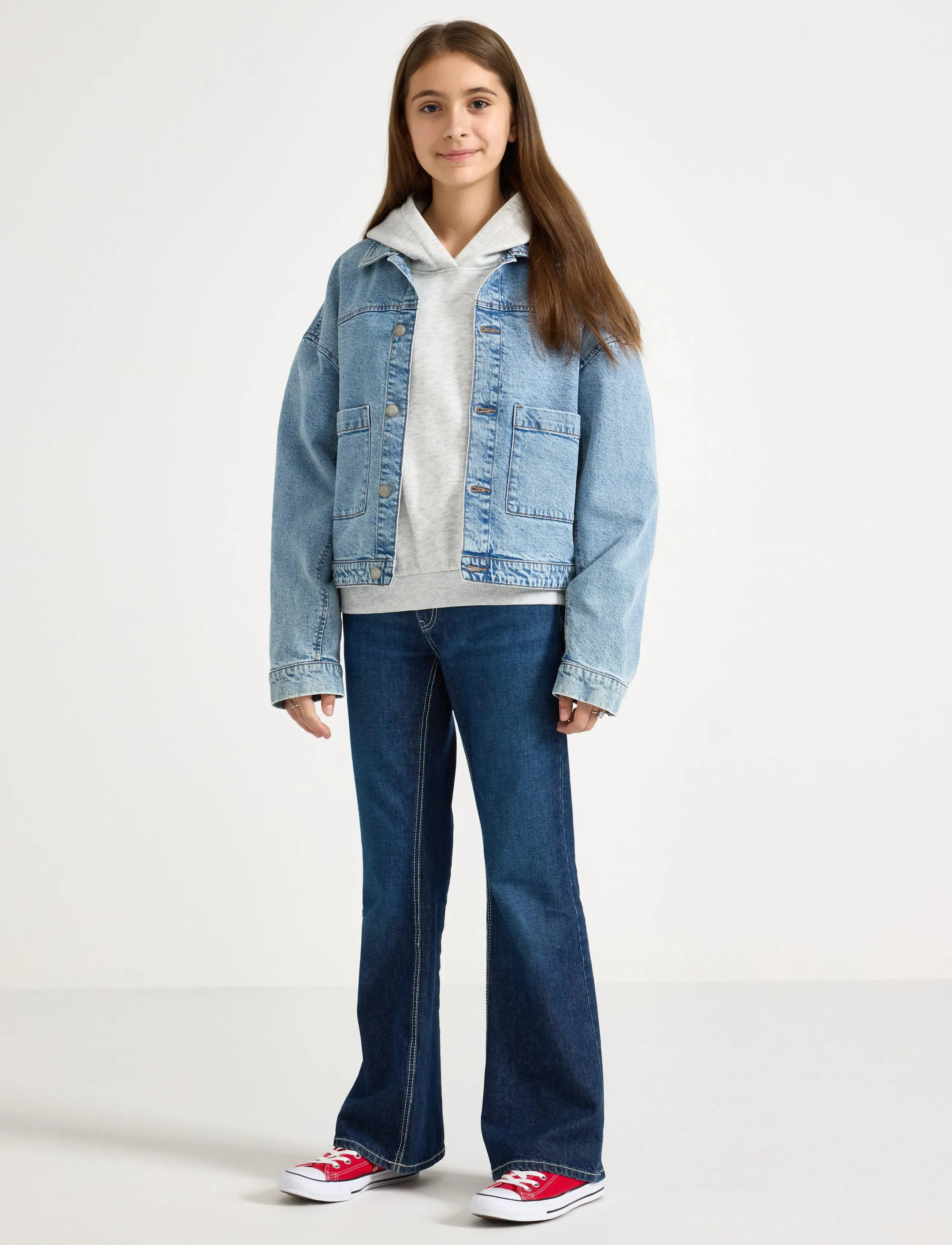 Lindex Denim Jacket, 164, Jackets & Coats, Blau - Corduroy, Kinder