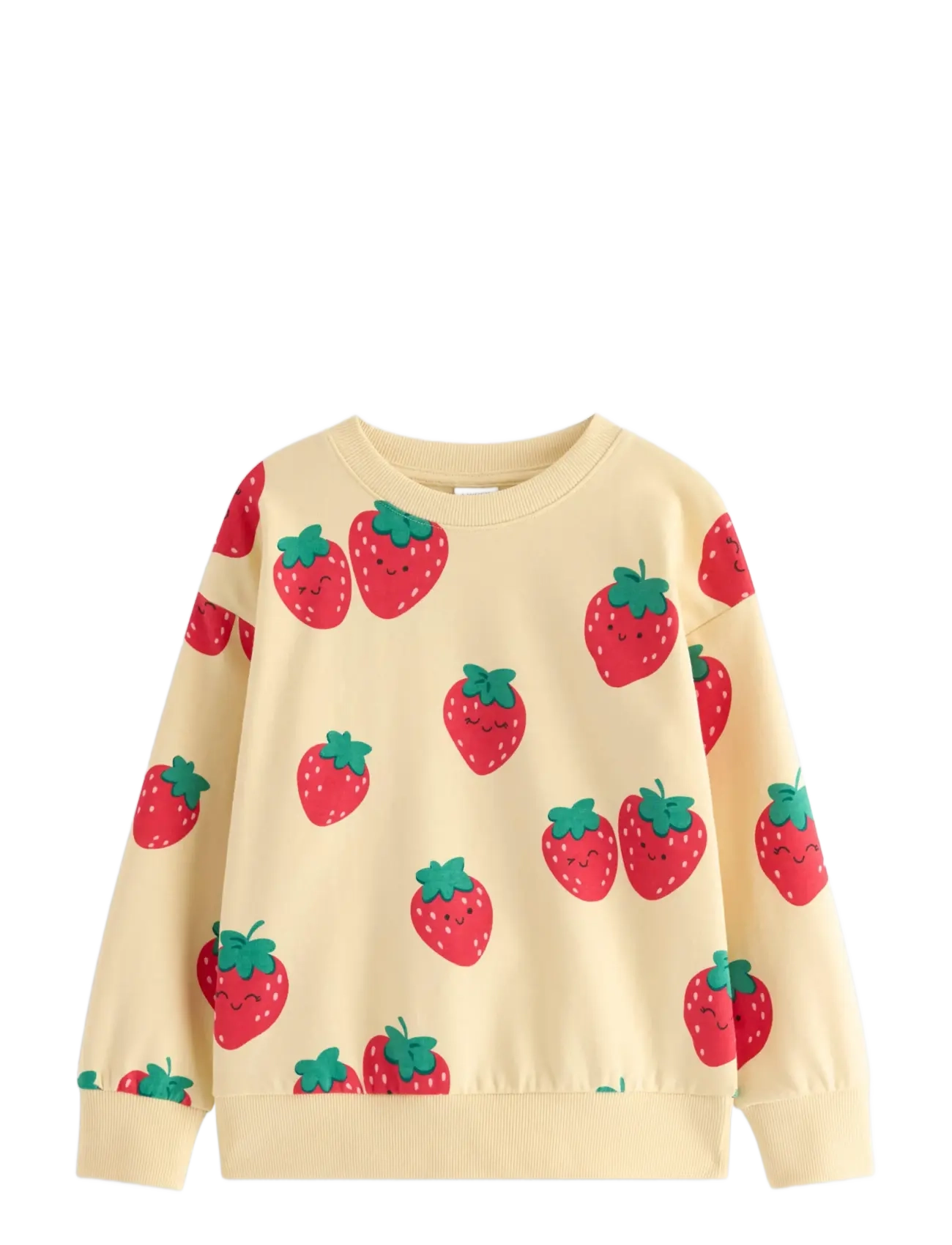 Lindex Sweatshirt - App deal - LIGHT DUSTY YELLOW / cream